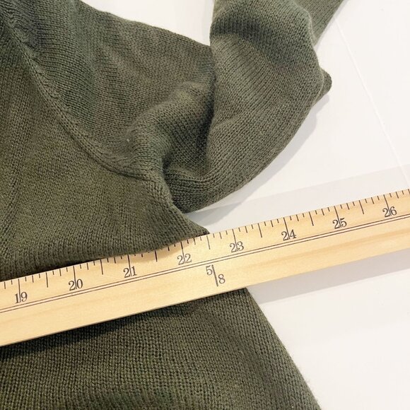 Nicholas K Green Open Back Boxy Cardigan Sweater Cold Shoulder Artsy Size Medium - Picture 4 of 5